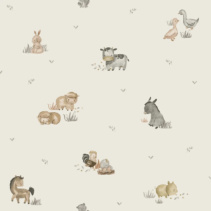 Papel pintado infantil en color beige Happy13 14831