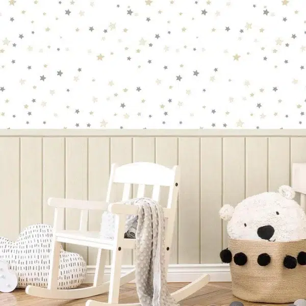 Papel pintado infantil en color beige Happy14 14828 - Imagen 3