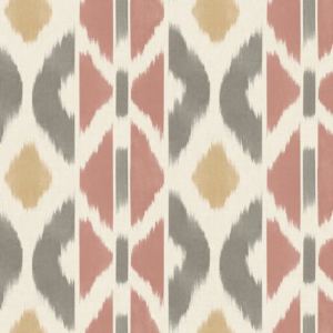 Papel pintado tay ikat de color rosa Patan AB3096