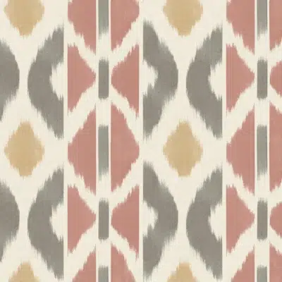 Papel pintado tay ikat de color rosa Patan AB3096