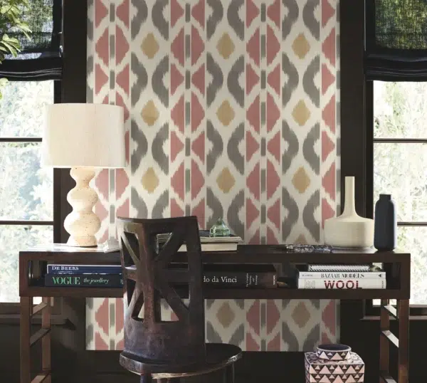 Papel pintado tay ikat de color azul Patan AB3094 - Imagen 16