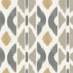 Papel pintado tay ikat de color azul Patan AB3095