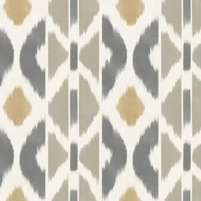 Papel pintado tay ikat de color azul Patan AB3095