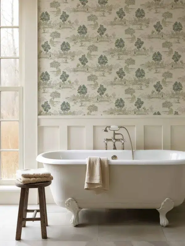 Papel pintado de árboles en color gris Royal-Oak YSP0514 - Imagen 4