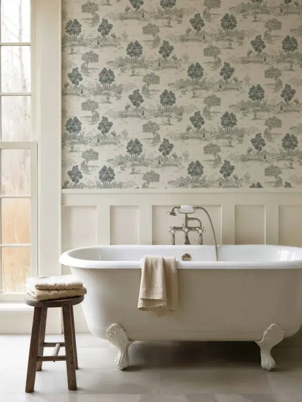 Papel pintado de árboles en color gris Royal-Oak YSP0514 - Imagen 5