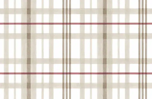 Papel pintado de cuadros en color beige Clans-Check YSP0510