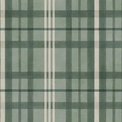 Papel pintado de cuadros en color verde Clans-Check YSP0507