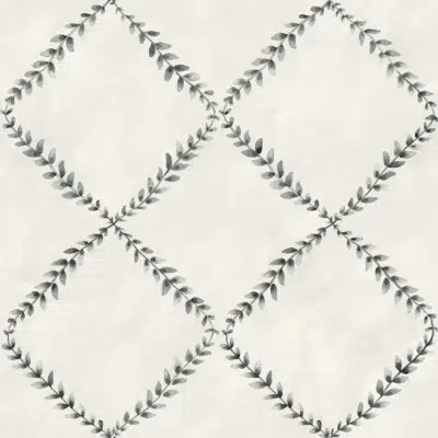 Papel pintado de trellis en color blanco Ivy-Garland YSP0519