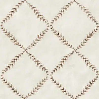 Papel pintado de trellis en color beige Ivy-Garland YSP0520