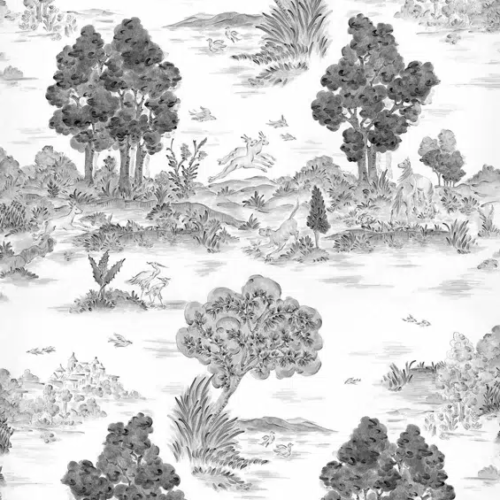 Papel pintado de árboles en color negro Royal-Oak YSP0513