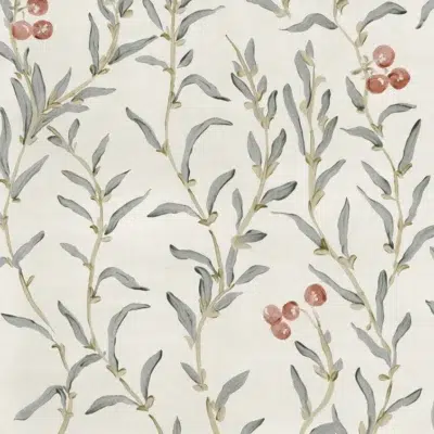 Papel pintado de frutas en color gris Wild-Blackthorn YSP0527
