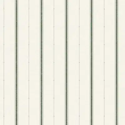 Papel pintado de rayas en color verde Lineal B00342