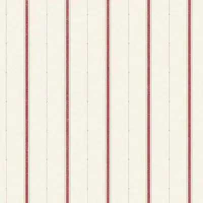 Papel pintado de rayas en color rojo Lineal B00345
