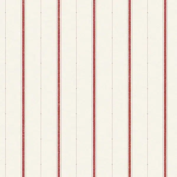 Papel pintado de rayas en color rojo Lineal B00345