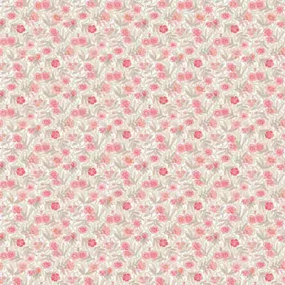 Papel pintado de estampado floral en color rojo Praline 36230103