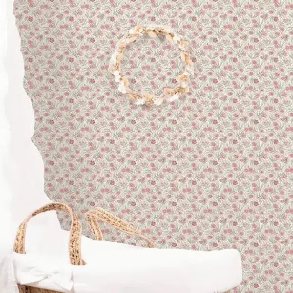 Papel pintado de estampado floral en color azul Praline 36230101 - Imagen 3