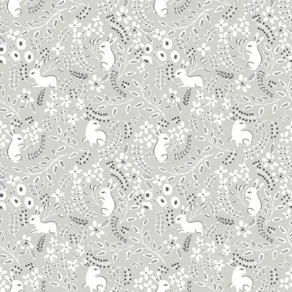 Papel pintado de animales en color gris Lupins 36230409