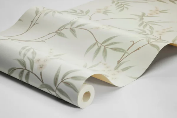 Papel pintado de estampado floral en color verde Floral Tree 7765 - Imagen 10