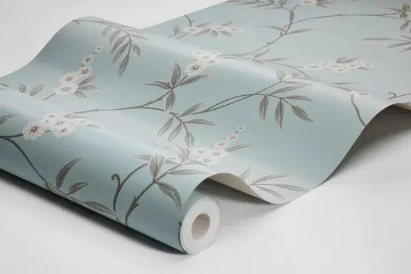 Papel pintado de estampado floral en color verde Floral Tree 7765 - Imagen 12