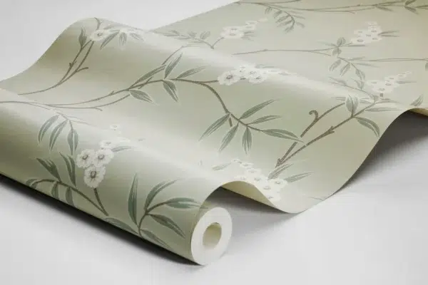 Papel pintado de estampado floral en color verde Floral Tree 7765 - Imagen 14