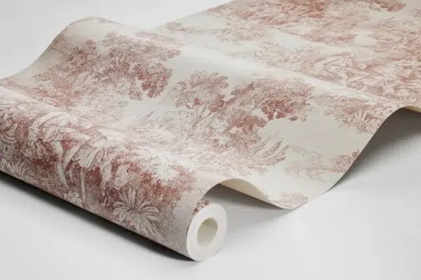 Papel pintado de Toile de Jouy en color azul Toile de Jouy 7767 - Imagen 12