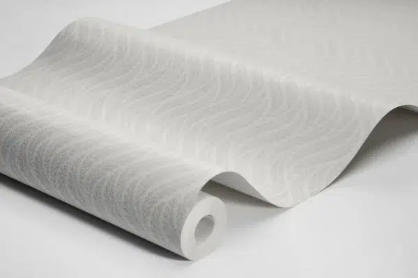 Papel pintado geométrico en color gris Little Fern 7771 - Imagen 4