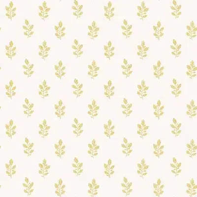 Papel pintado bicolor en color amarillo Little Oak 7774