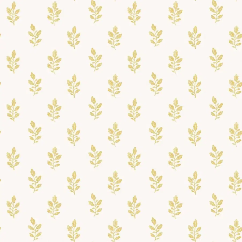 Papel pintado bicolor en color amarillo Little Oak 7774
