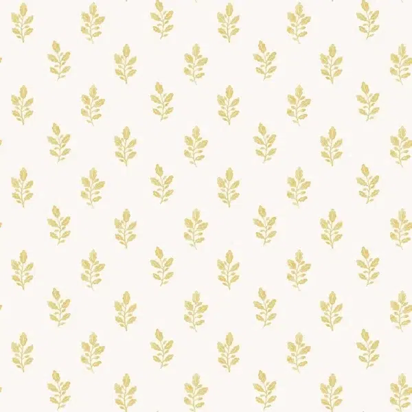 Papel pintado bicolor en color amarillo Little Oak 7774
