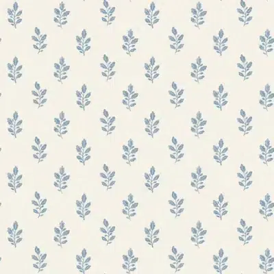 Papel pintado bicolor en color azul Little Oak 7775