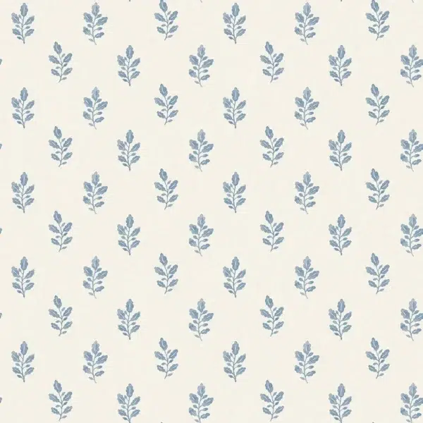 Papel pintado bicolor en color azul Little Oak 7775