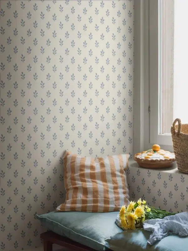 Papel pintado bicolor en color verde Little Oak 7776 - Imagen 10