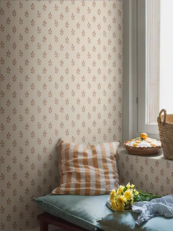 Papel pintado bicolor en color verde Little Oak 7776 - Imagen 12