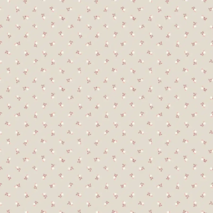Papel pintado de dibujo pequeño en color beige Petite Cherie 7780