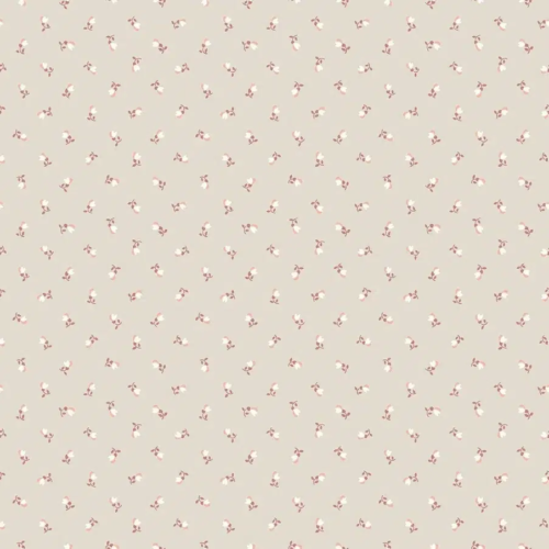 Papel pintado de dibujo pequeño en color beige Petite Cherie 7780