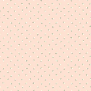 Papel pintado de dibujo pequeño en color rosa Petite Cherie 7781