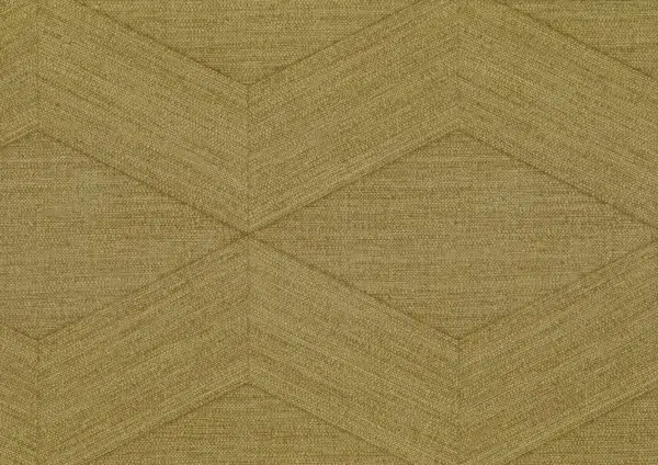 Papel pintado geométrico en color verde Kita 25833