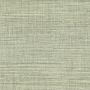 Papel pintado de símil fibras naturales en color verde Mapari 25874