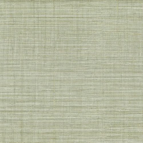 Papel pintado de símil fibras naturales en color verde Mapari 25874