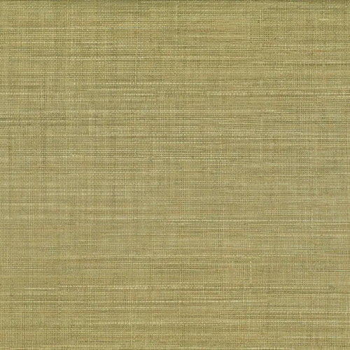 Papel pintado de símil fibras naturales en color verde Mapari 25875