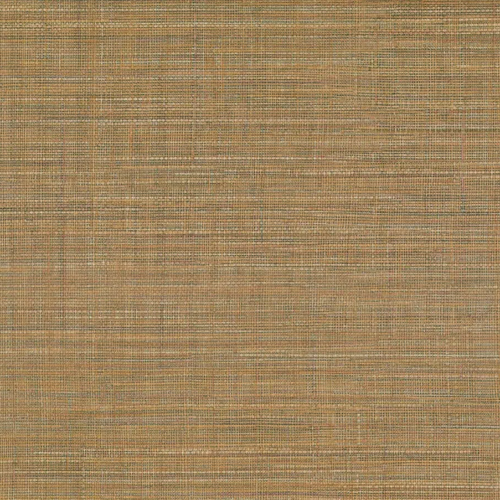 Papel pintado de símil fibras naturales en color marrón Mapari 25877
