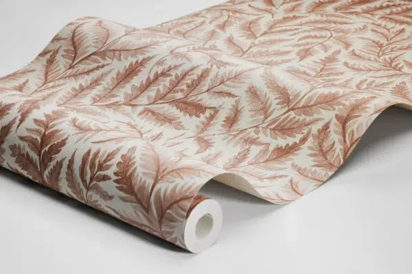 Papel pintado de hojas en color beige Ferns 7789 - Imagen 10