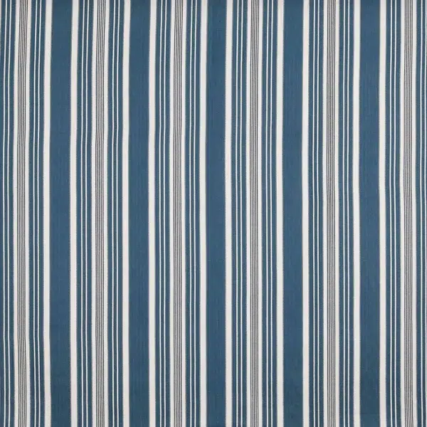 Tela de rayas en color azul Faial Indigo TFAIIND