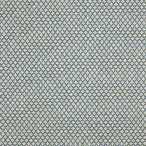 Tela de trellis en color azul Pico Indigo TPICIND