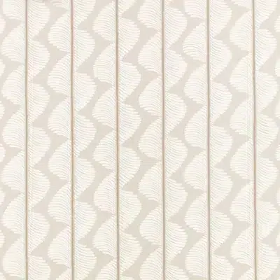 Papel pintado de rayas en color beige Aubin W472/01