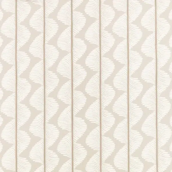 Papel pintado de rayas en color beige Aubin W472/01