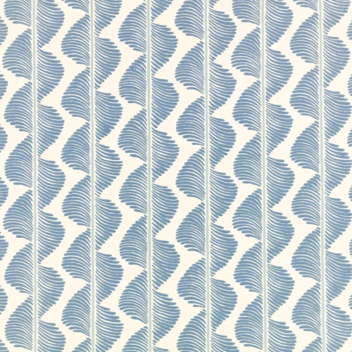 Papel pintado de rayas en color beige Aubin W472/01 12 Papel pintado de rayas en color azul Aubin W472/05