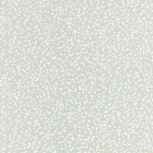 Papel pintado de rayas en color beige Aubin W472/01 51 Papel pintado de ramas en color verde Eleni W475/02
