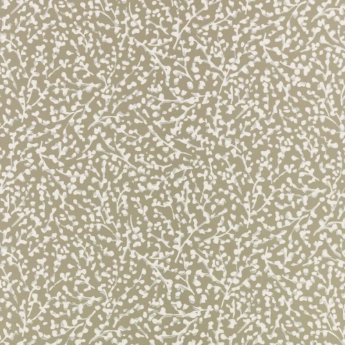 Papel pintado de rayas en color beige Aubin W472/01 42 Papel pintado de ramas en color verde Eleni W475/04