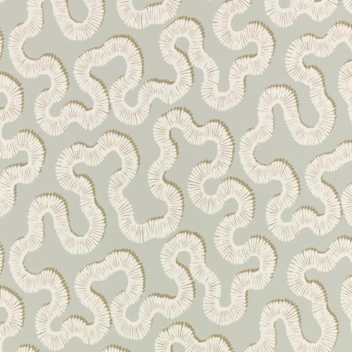 Papel pintado de dibujo abstracto en color beige Kezia W478/02